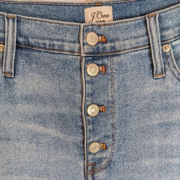 J.Crew Denim Tall 10" Demi Boot Crop Jean - Picture 4 of 11